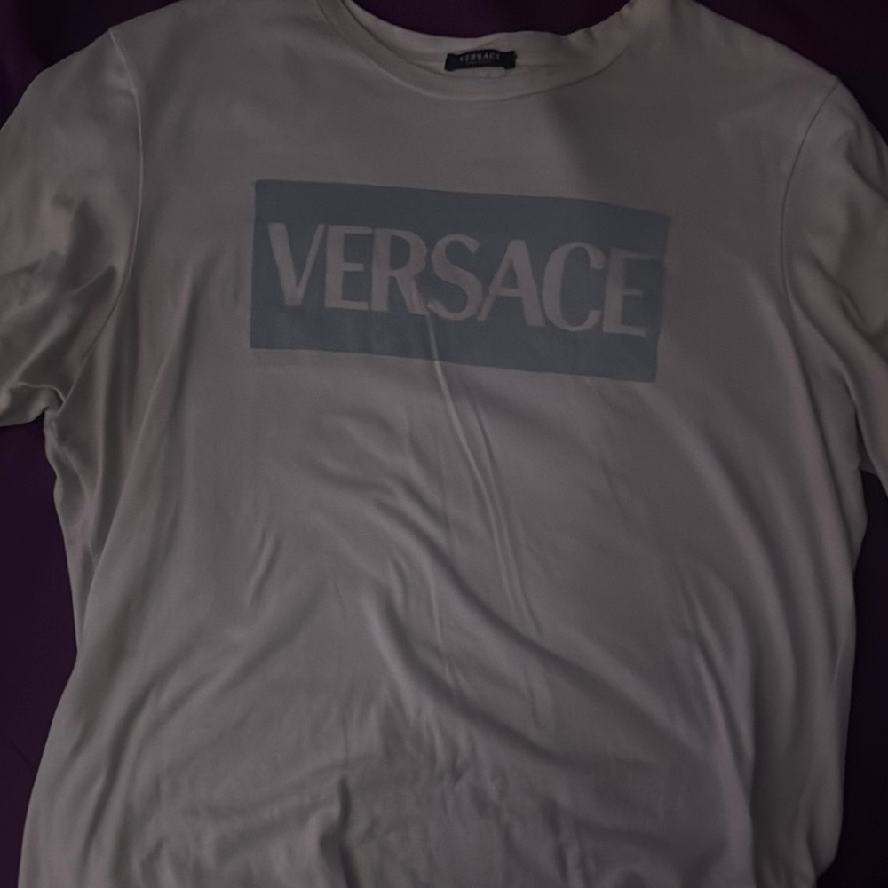 Versace Men's White T-Shirt